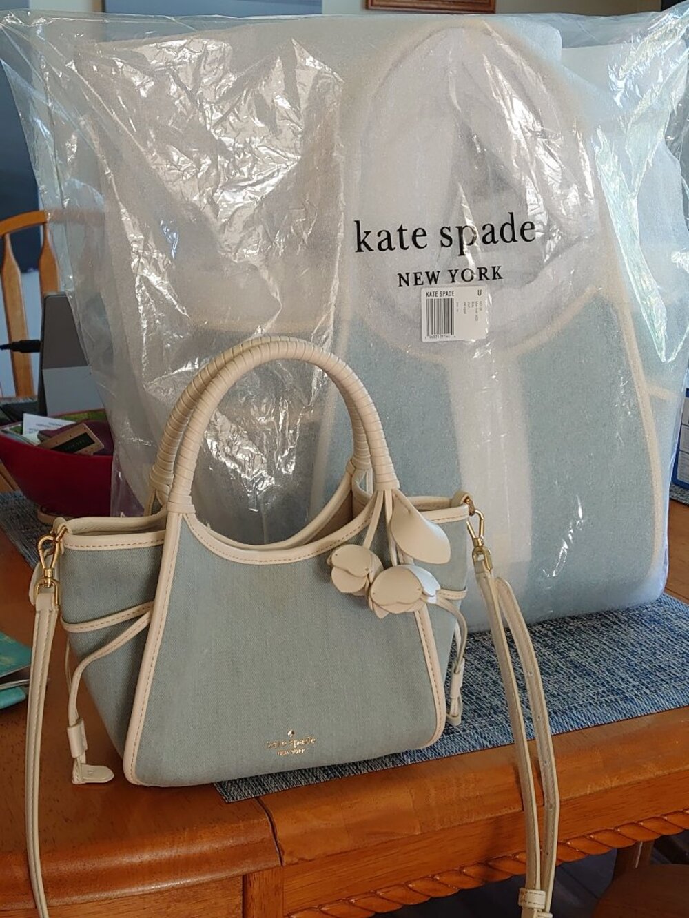 Kate Spade New York Stash Denim Carryall Bag